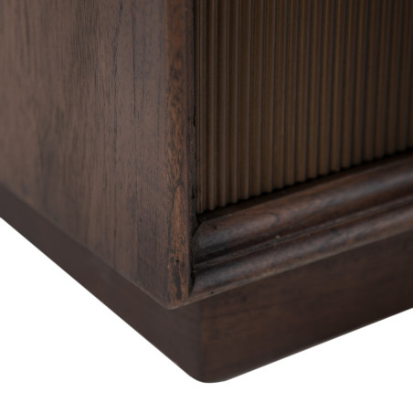 APARADOR MARRÓN OSCURO MADERA MINDI MODELO JULIO 120 X 43 X 85 CM