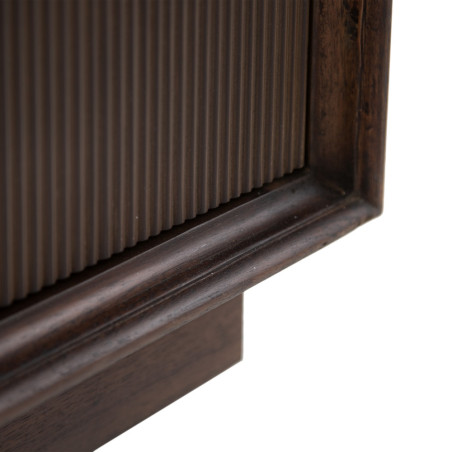 APARADOR MARRÓN OSCURO MADERA MINDI MODELO JULIO 120 X 43 X 85 CM