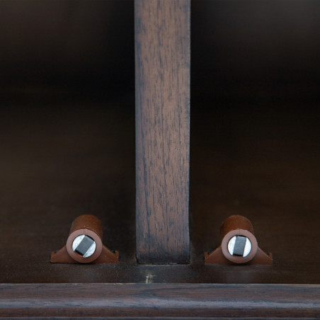 APARADOR MARRÓN OSCURO MADERA MINDI MODELO JULIO 120 X 43 X 85 CM