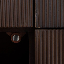 APARADOR MARRÓN OSCURO MADERA MINDI MODELO FORNEL 140,50 X 35,50 X 85 CM