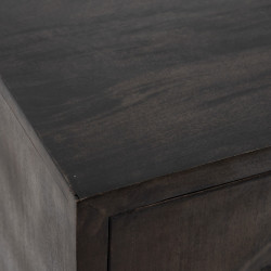 ARMARIO HEART MARRÓN MADERA / METAL 89x40x110 CM