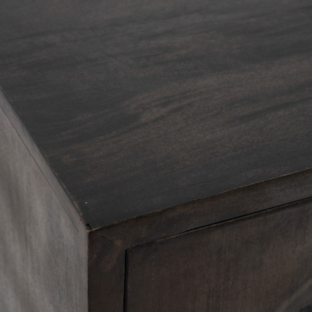 ARMARIO HEART MARRÓN MADERA / METAL 89x40x110 CM