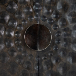 ARMARIO HEART MARRÓN MADERA / METAL 89x40x110 CM