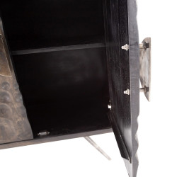 ARMARIO HEART MARRÓN MADERA / METAL 89x40x110 CM