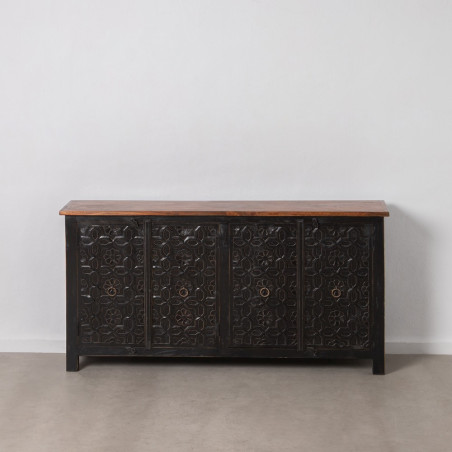 APARADOR DARK NATURAL-NEGRO 173x41x97 CM