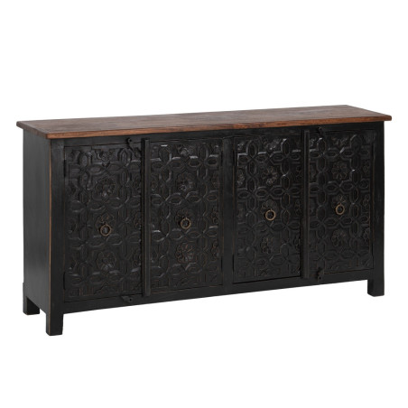 APARADOR DARK NATURAL-NEGRO 173x41x97 CM