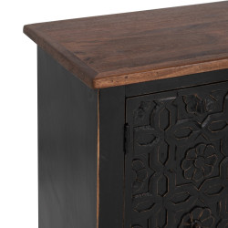 APARADOR DARK NATURAL-NEGRO 173x41x97 CM