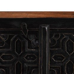 APARADOR DARK NATURAL-NEGRO 173x41x97 CM