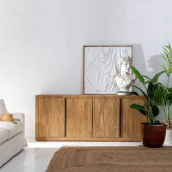 APARADOR NATURE MADERA DE OLMO 229x44x92 CM