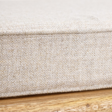 SOFÁ DECO NATURAL-MARRÓN 147 X 66 X 62 CM