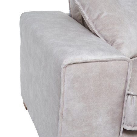 SOFÁ CONFORT 3 PLAZAS BEIGE 230x93x97 CM