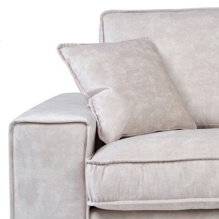 SOFÁ CONFORT 3 PLAZAS BEIGE 230x93x97 CM