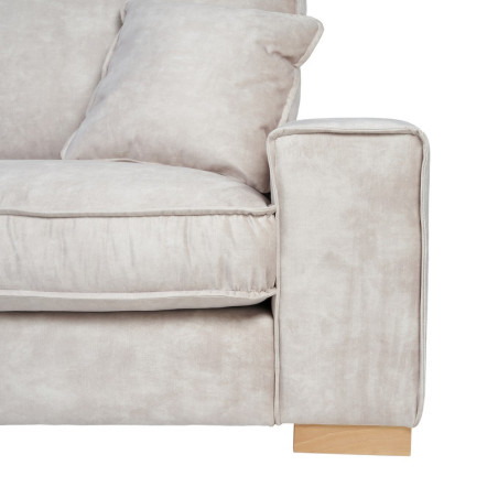 SOFÁ CONFORT 3 PLAZAS BEIGE 230x93x97 CM