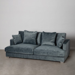 SOFÁ CONFY 3 PLAZAS AZUL 215x120x91 CM