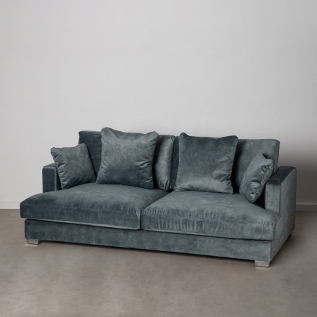 SOFÁ CONFY 3 PLAZAS AZUL 215x120x91 CM