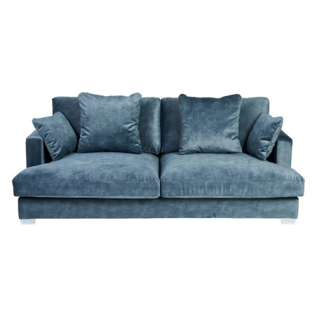 SOFÁ CONFY 3 PLAZAS AZUL 215x120x91 CM