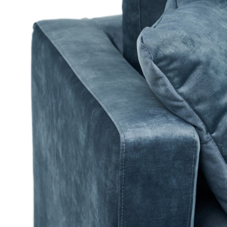SOFÁ CONFY 3 PLAZAS AZUL 215x120x91 CM