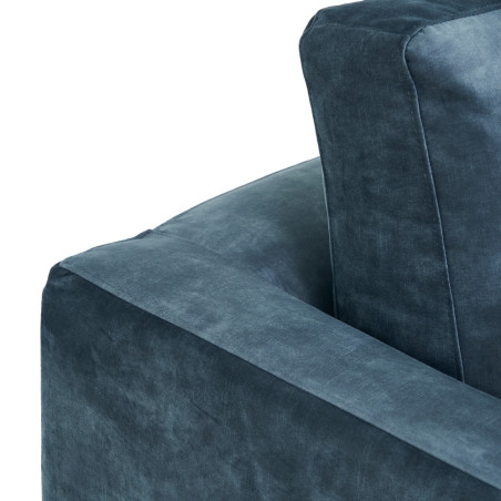 SOFÁ CONFY 3 PLAZAS AZUL 215x120x91 CM