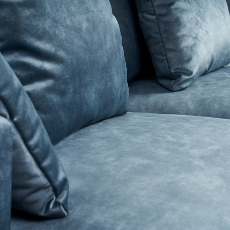 SOFÁ CONFY 3 PLAZAS AZUL 215x120x91 CM