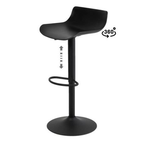 TABURETE BLAKE COLOR NEGRO