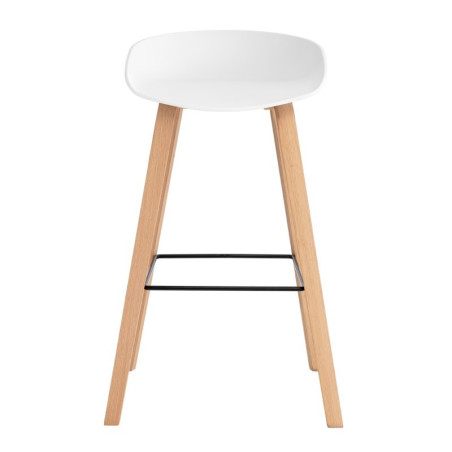 TABURETE RON COLOR BLANCO ALTO