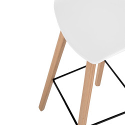 TABURETE RON COLOR BLANCO ALTO