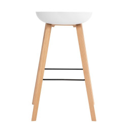 TABURETE RON COLOR BLANCO ALTO