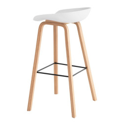 TABURETE RON COLOR BLANCO ALTO