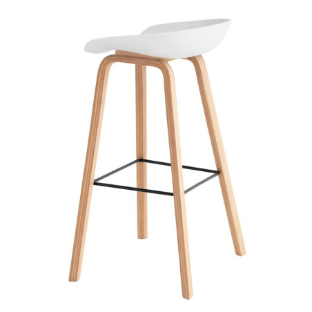 TABURETE RON COLOR BLANCO ALTO
