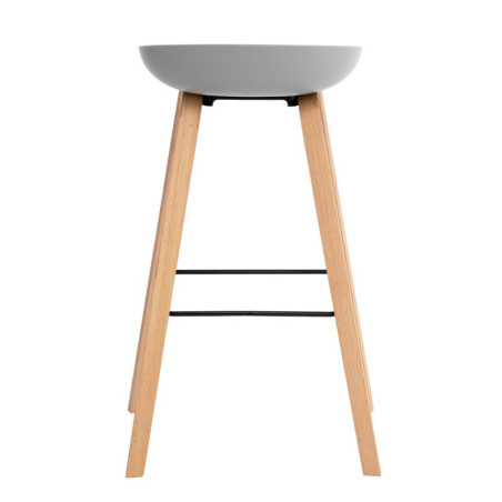 TABURETE RON COLOR GRIS ALTO