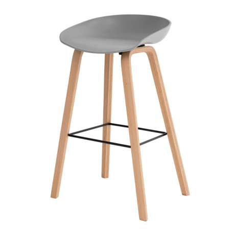 TABURETE RON COLOR GRIS ALTO