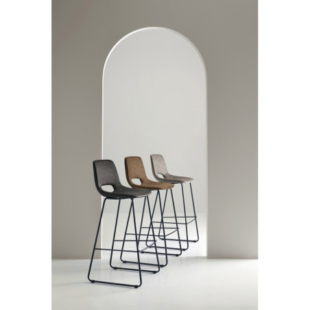 TABURETE ROROW COLOR GRIS CLARO