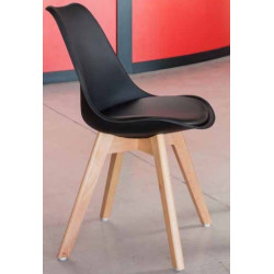 Silla Comedor Estilo Nórdico Modelo Súper Color Blanco