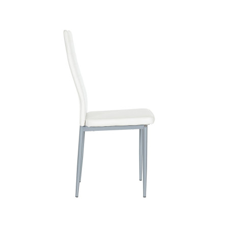 Silla Comedor Edo Eco Piel Blanco