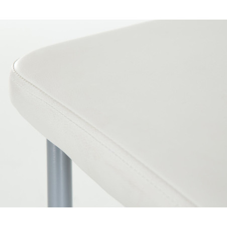 Silla Comedor Edo Eco Piel Blanco