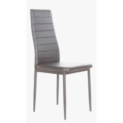 Silla Comedor Edo Eco Piel Blanco