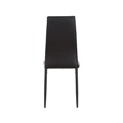 Silla Comedor Edo Eco Piel Blanco