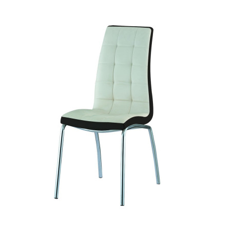 Silla Comedor Tapizada Polipiel Sanseb Negro
