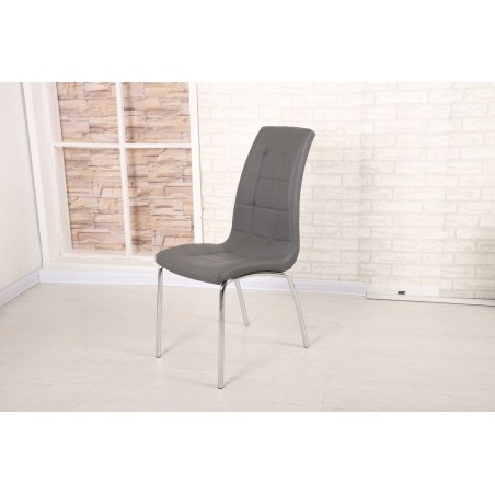 Silla Comedor Tapizada Polipiel Sanseb Negro
