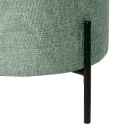 Puff Redondo Alto Cami Tapizado Menta