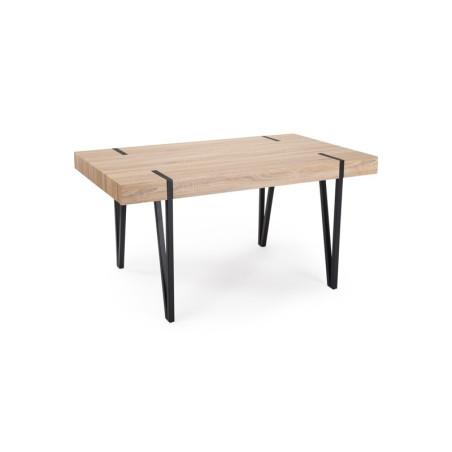 Mesa Comedor Berlo MDF Roble Sonoma- Acero 150x90