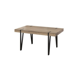 Mesa Comedor Berlo MDF Canyon- Acero 150x90