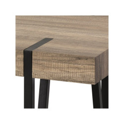 Mesa Comedor Berlo MDF Canyon- Acero 150x90