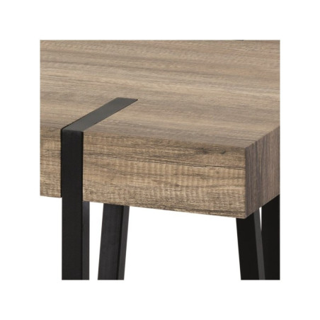 Mesa Comedor Berlo MDF Canyon- Acero 150x90