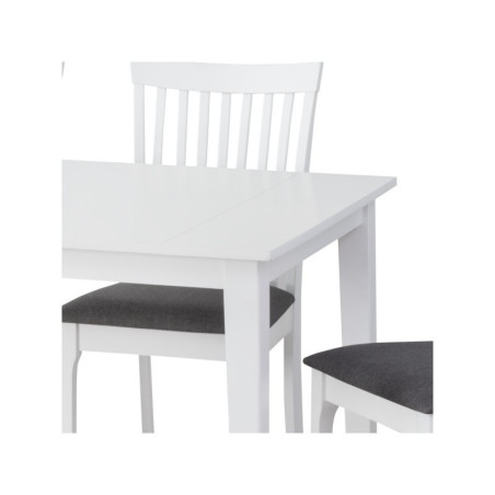 Mesa Comedor Extensible Maru MDF Blanco Mate 150(205)x90