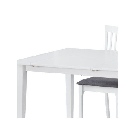 Mesa Comedor Extensible Maru MDF Blanco Mate 150(205)x90