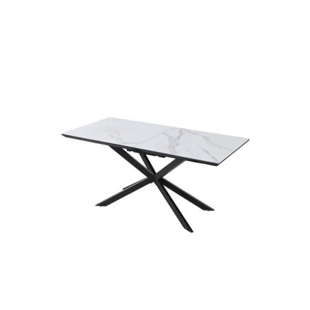 Mesa Comedor Extensible Taliss Acabado Mármol 160(200)x80