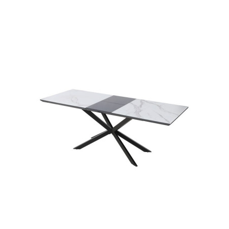 Mesa Comedor Extensible Taliss Acabado Mármol 160(200)x80