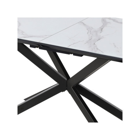 Mesa Comedor Extensible Taliss Acabado Mármol 160(200)x80