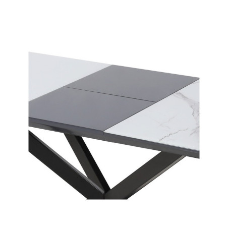 Mesa Comedor Extensible Taliss Acabado Mármol 160(200)x80
